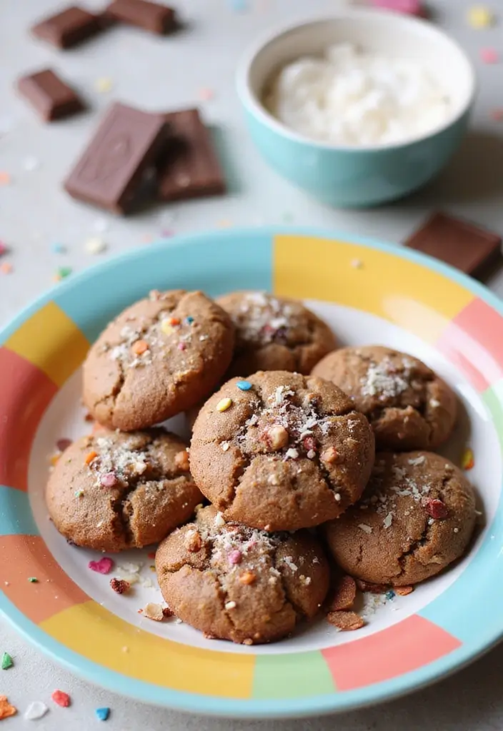 25 Traditional Mexican Wedding Cookie Recipes You’ll Love - 8. Almond Joy Mexican Wedding Cookies