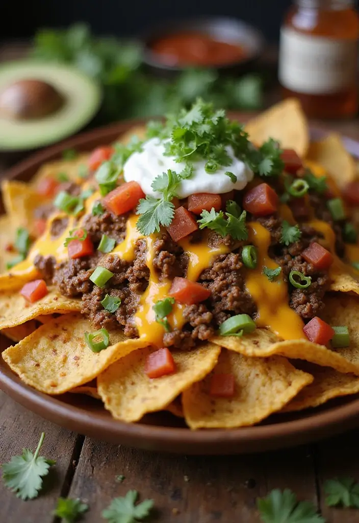 26 Healthy Ground Beef Mexican Recipes for Busy Nights - 10. Ground Beef Nachos