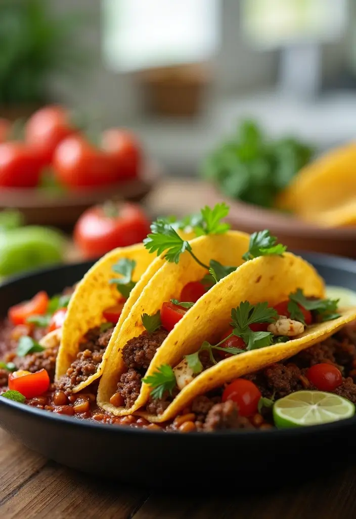 26 Healthy Ground Beef Mexican Recipes for Busy Nights - 22. Beef and Vegetable Taco Skillet