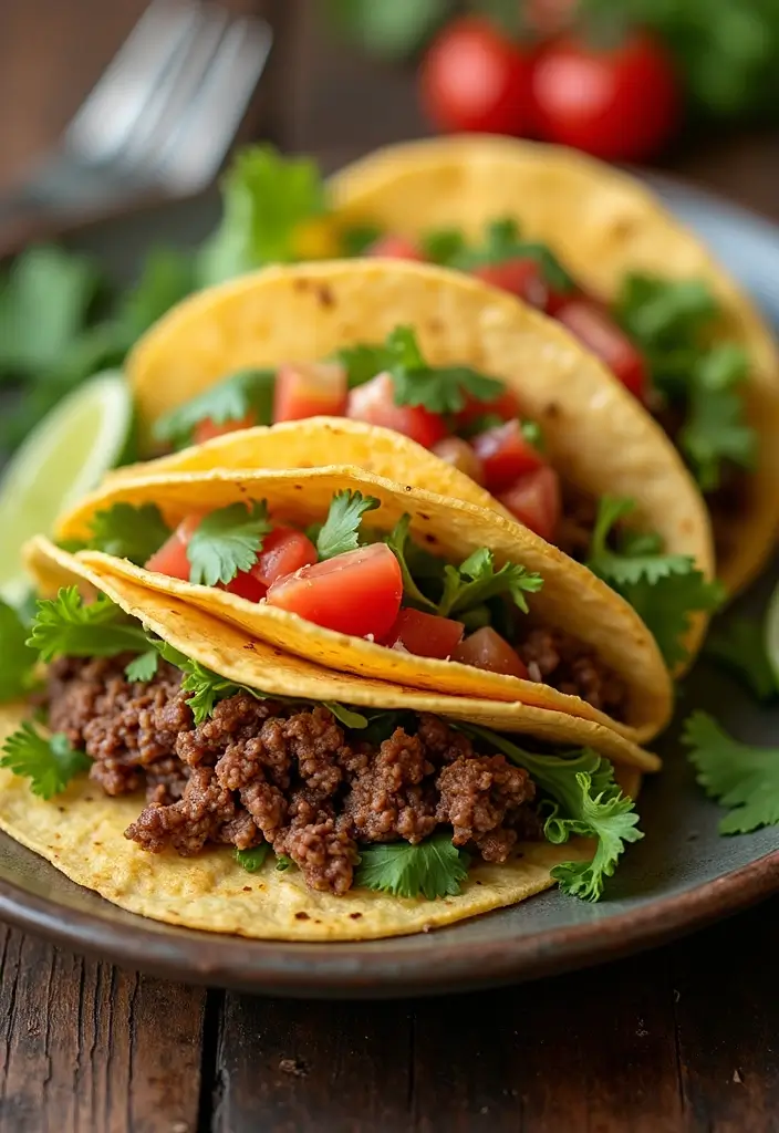 27 Easy Mexican Ground Beef Recipes for Weeknight Meals 1 27 Easy Mexican Ground Beef Recipes for Weeknight Meals - 1. Quick Beef Tacos