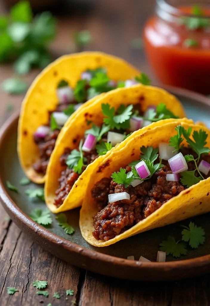27 Easy Mexican Ground Beef Recipes for Weeknight Meals 165 27 Easy Mexican Ground Beef Recipes for Weeknight Meals - 27. Beef and Potato Tacos