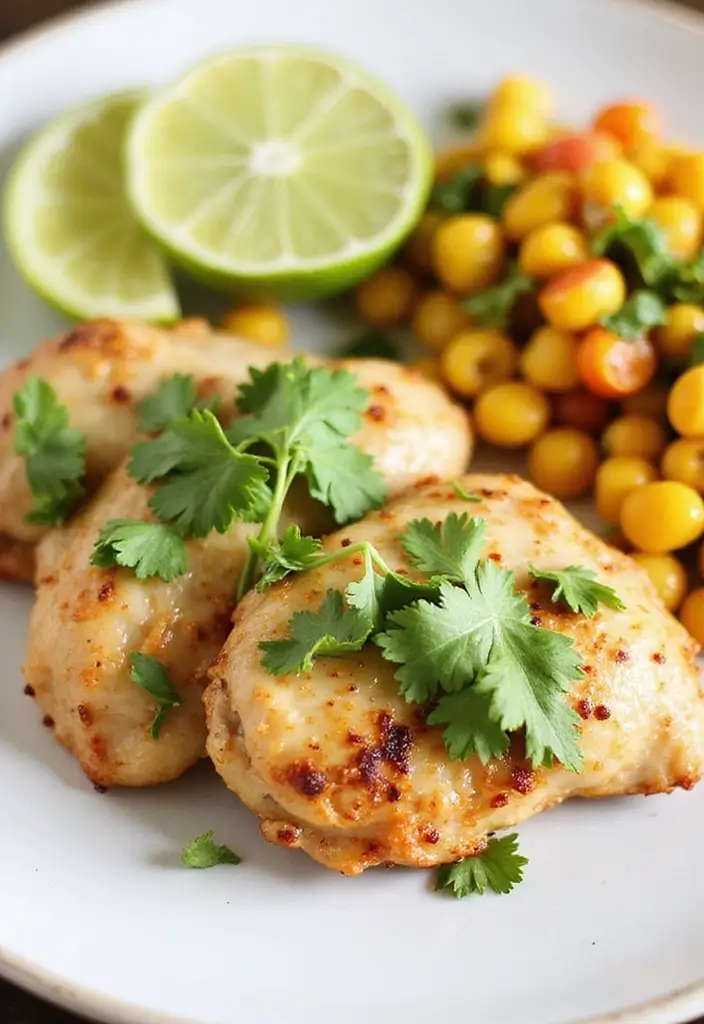 27 Healthy Mexican Chicken Recipes for the Week - 1. Cilantro Lime Chicken