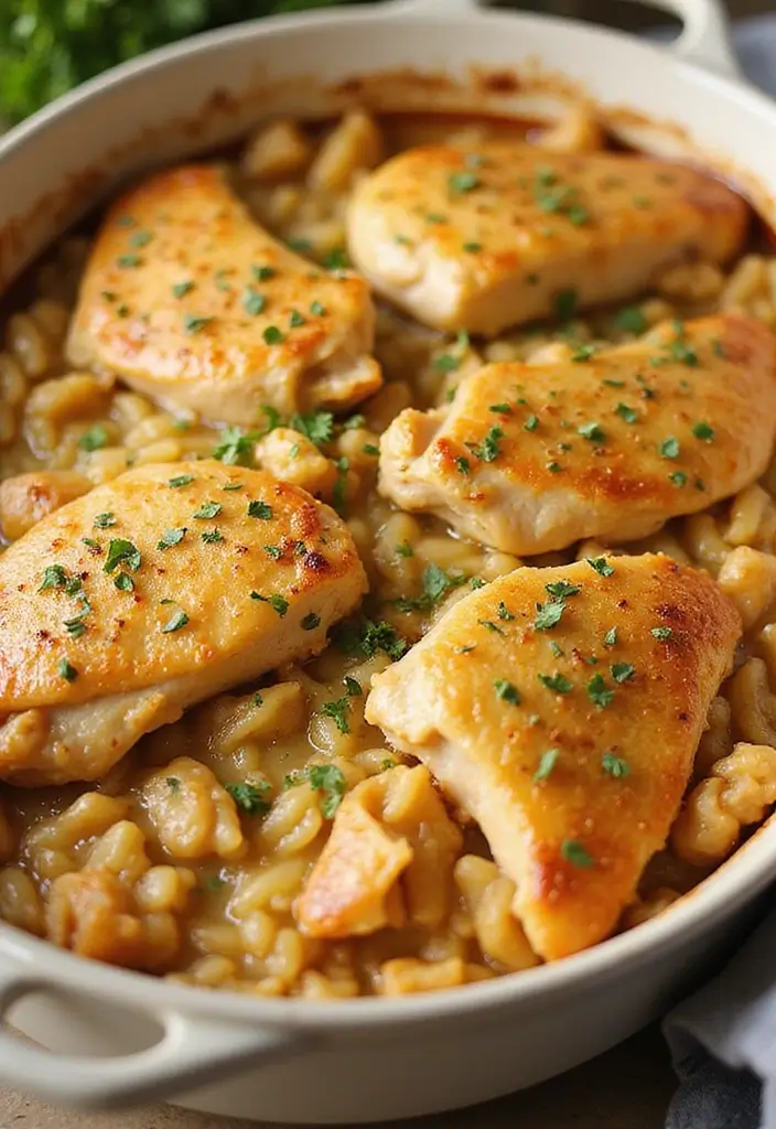 27 Healthy Mexican Chicken Recipes for the Week - 23. Chicken and Rice Casserole