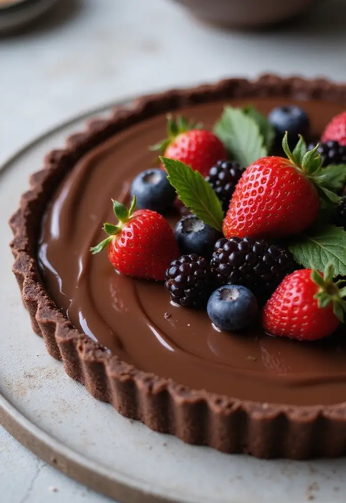 27 Mexican Dessert Recipes That Are Irresistibly Good 140 27 Mexican Dessert Recipes That Are Irresistibly Good - 24. Vegan Chocolate Tart