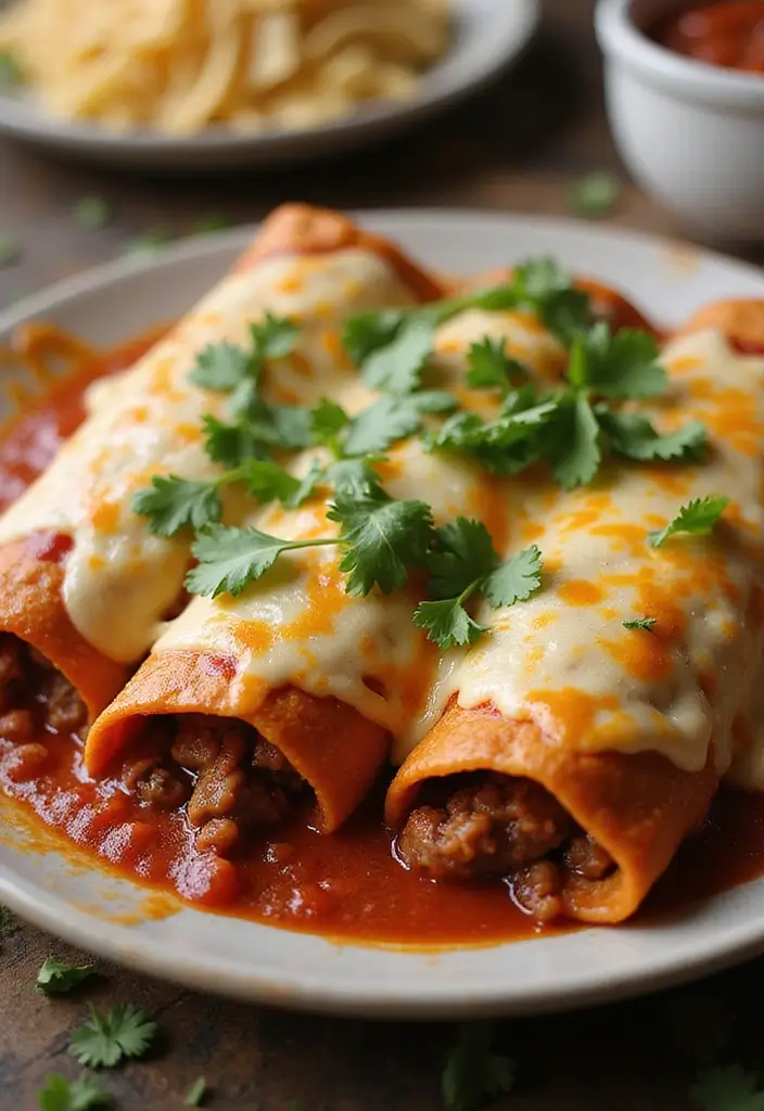28 Easy Mexican Recipes with Just 4 Ingredients 6 28 Easy Mexican Recipes with Just 4 Ingredients - 2. 4-Ingredient Beef Enchiladas