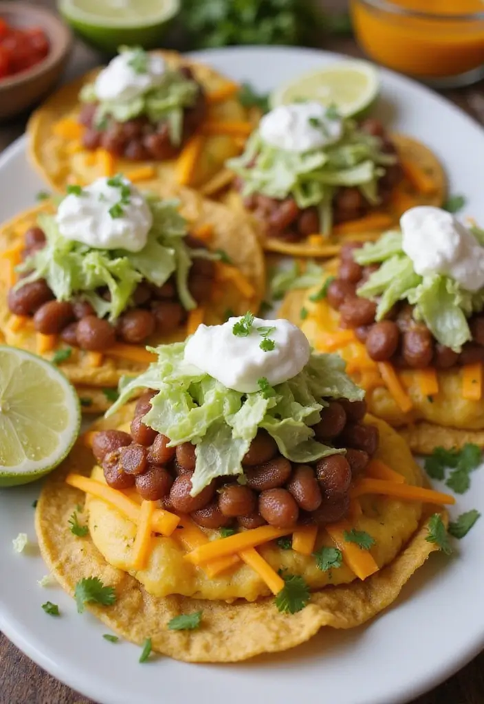 28 Easy Mexican Recipes with Just 4 Ingredients 147 28 Easy Mexican Recipes with Just 4 Ingredients - 25. Tostadas with Refried Beans