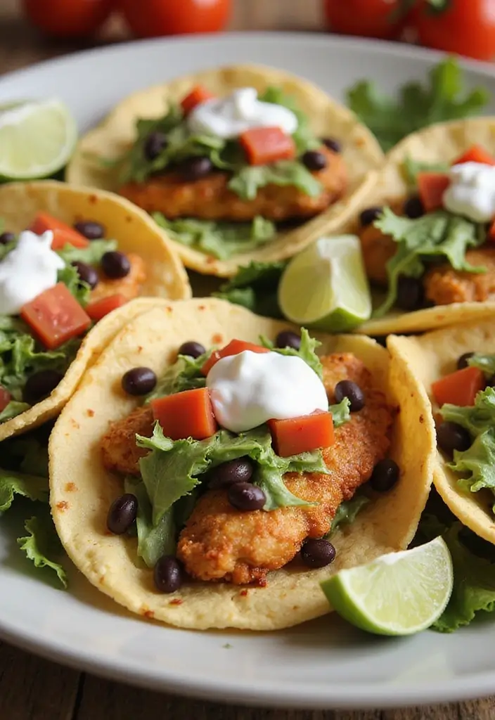 28 Mexican Chicken Tenderloin Recipes for Quick Meals 132 28 Mexican Chicken Tenderloin Recipes for Quick Meals - 24. Chicken Tenderloin Tostadas