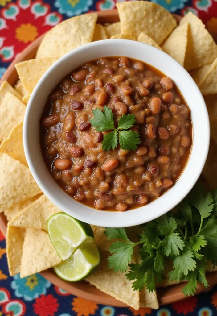 28 Mexican Party Recipes That Always Impress 62 28 Mexican Party Recipes That Always Impress - 12. Refried Bean Dip