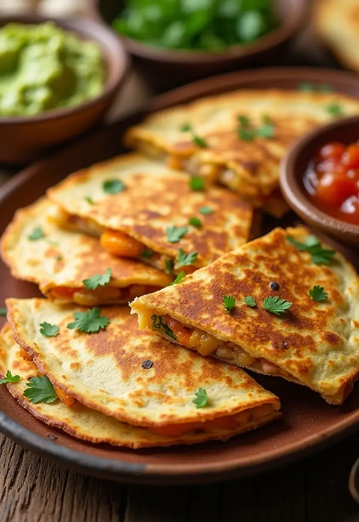 28 Mexican Party Recipes That Always Impress 79 28 Mexican Party Recipes That Always Impress - 15. Vegan Quesadillas