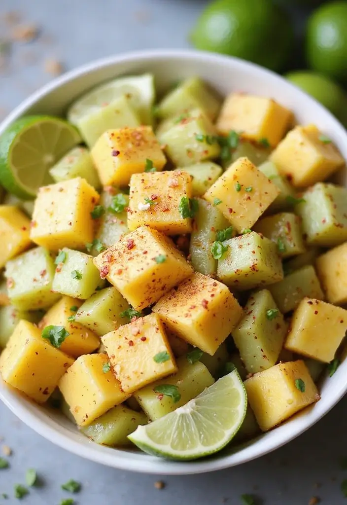 28 Mexican Party Recipes That Always Impress 86 28 Mexican Party Recipes That Always Impress - 16. Jicama and Pineapple Salad