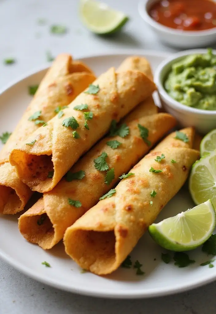 28 Mexican Party Recipes That Always Impress 8 28 Mexican Party Recipes That Always Impress - 2. Vegan Taquitos