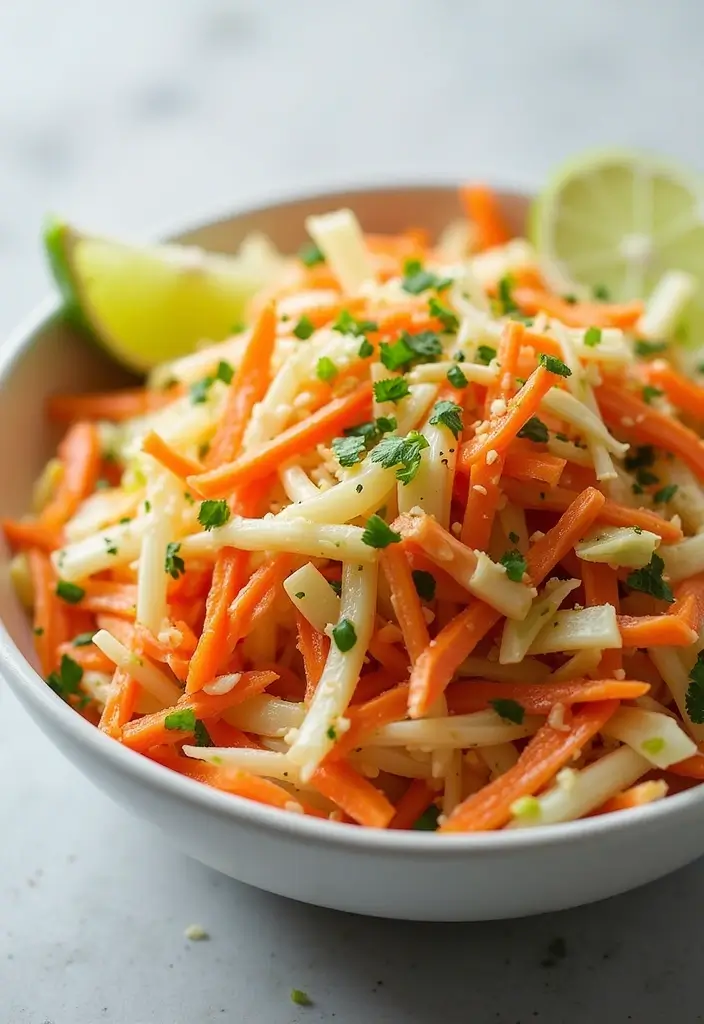 28 Mexican Party Recipes That Always Impress 131 28 Mexican Party Recipes That Always Impress - 23. Cabbage and Carrot Slaw