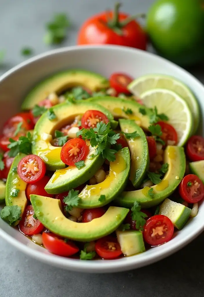 28 Mexican Party Recipes That Always Impress 143 28 Mexican Party Recipes That Always Impress - 25. Avocado and Tomato Salad