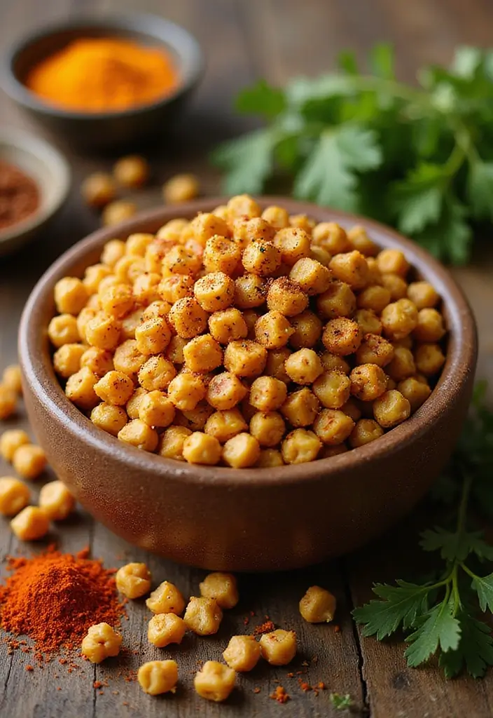 28 Mexican Party Recipes That Always Impress 13 28 Mexican Party Recipes That Always Impress - 3. Spicy Roasted Chickpeas