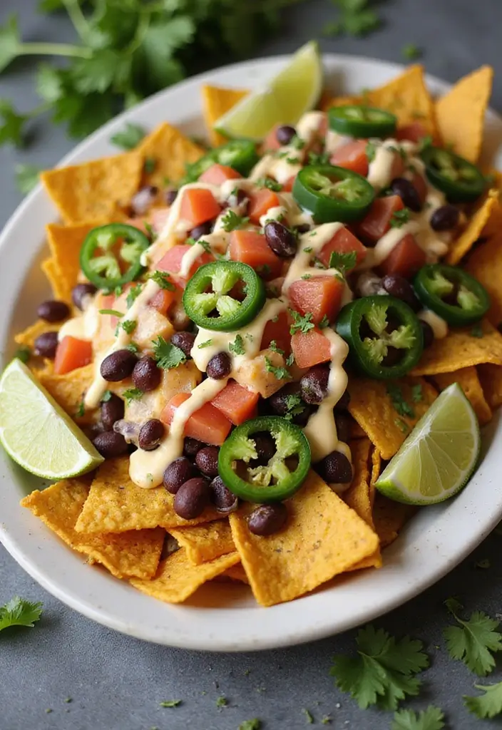 28 Mexican Party Recipes That Always Impress 18 28 Mexican Party Recipes That Always Impress - 4. Vegan Nachos