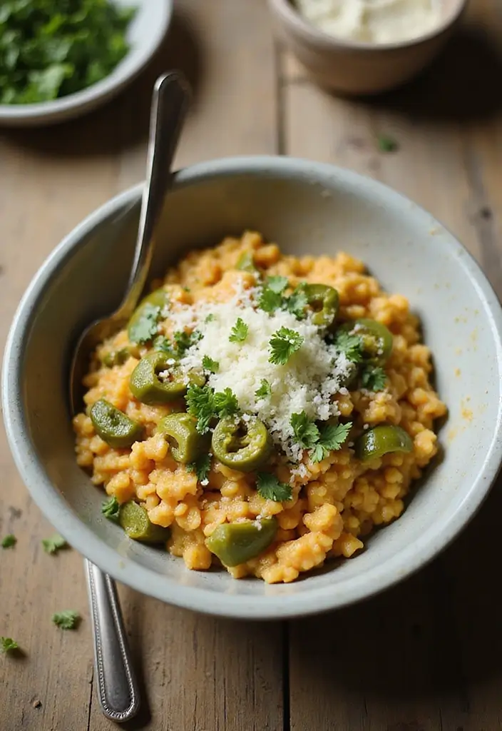 28 Mexican Poblano Pepper Recipes to Spice Up Dinner 74 28 Mexican Poblano Pepper Recipes to Spice Up Dinner - 12. Poblano Pepper Risotto