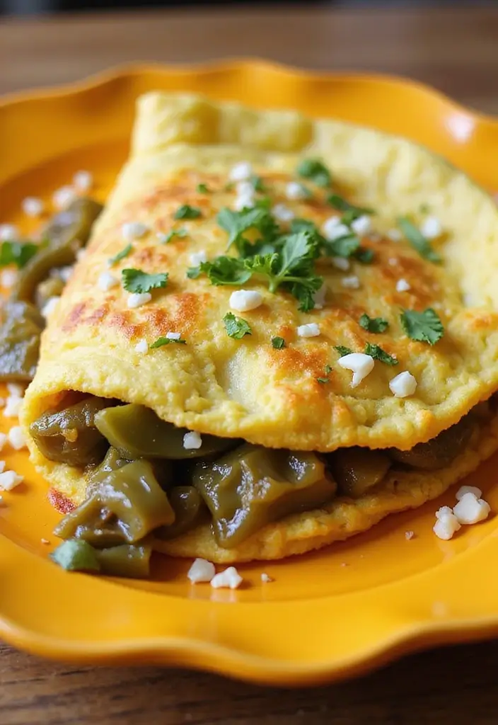 28 Mexican Poblano Pepper Recipes to Spice Up Dinner 162 28 Mexican Poblano Pepper Recipes to Spice Up Dinner - 26. Poblano Pepper and Cheese Omelette