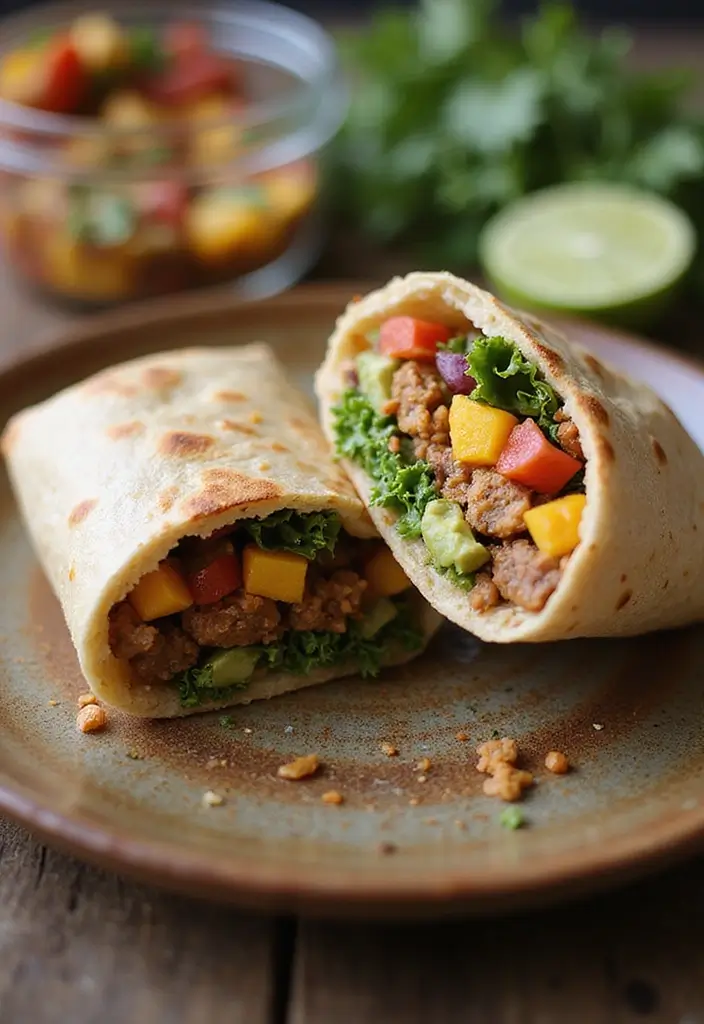 28 Spicy Mexican Food Recipes for Heat Lovers 121 28 Spicy Mexican Food Recipes for Heat Lovers - 23. Spicy Vegan Burritos