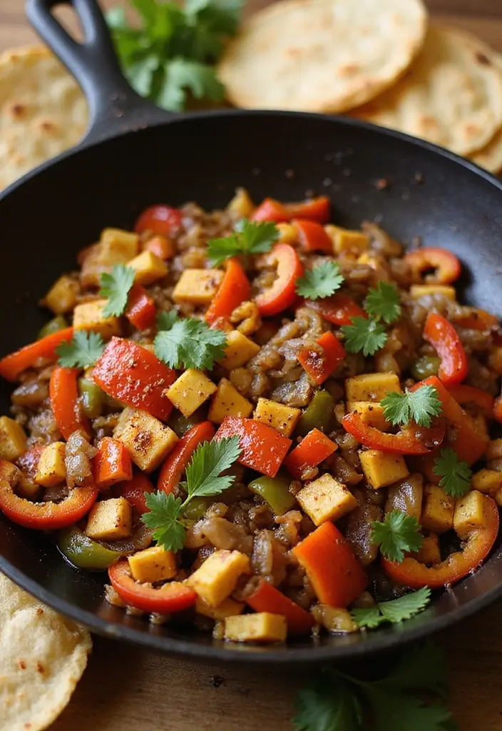 28 Spicy Mexican Food Recipes for Heat Lovers 39 28 Spicy Mexican Food Recipes for Heat Lovers - 9. Sizzling Vegan Fajitas