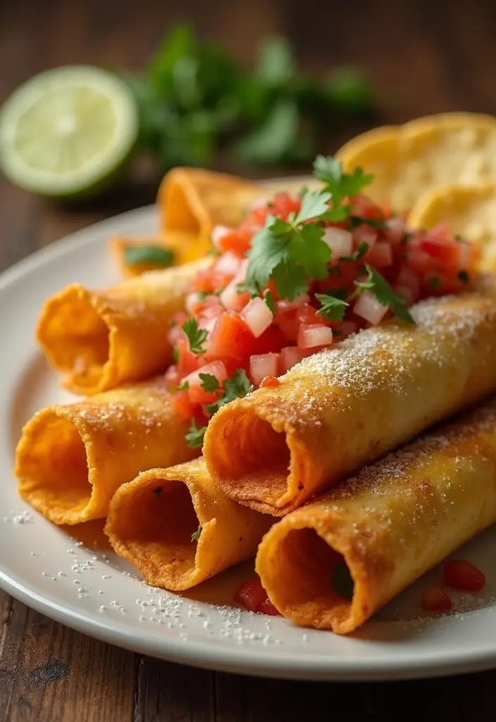 29 Easy Mexican Appetizer Recipes for Your Next Party 66 29 Easy Mexican Appetizer Recipes for Your Next Party - 12. Sweet Potato Taquitos