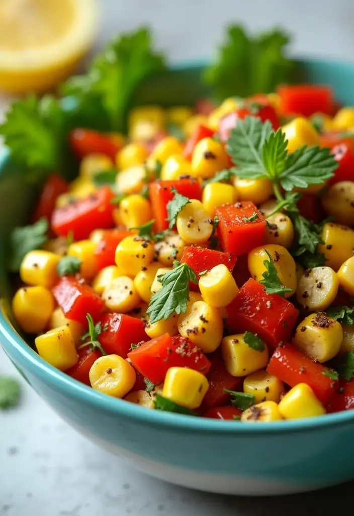 29 Easy Mexican Appetizer Recipes for Your Next Party 99 29 Easy Mexican Appetizer Recipes for Your Next Party - 17. Roasted Corn and Pepper Salad