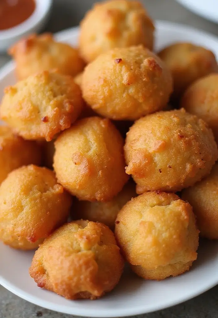 29 Easy Mexican Appetizer Recipes for Your Next Party 106 29 Easy Mexican Appetizer Recipes for Your Next Party - 18. Savory Sweet Potato Hush Puppies