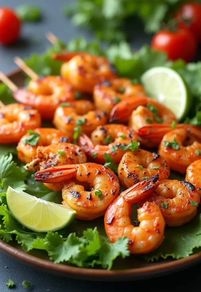 29 Easy Mexican Appetizer Recipes for Your Next Party 130 29 Easy Mexican Appetizer Recipes for Your Next Party - 22. Garlic and Lime Grilled Shrimp