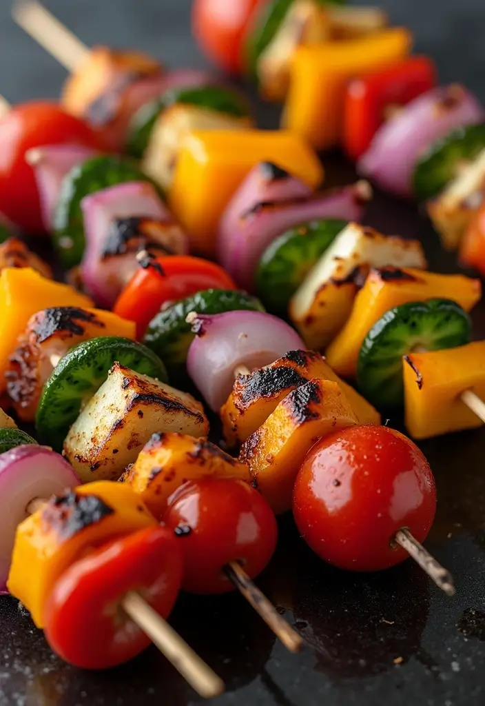 29 Easy Mexican Appetizer Recipes for Your Next Party 133 29 Easy Mexican Appetizer Recipes for Your Next Party - 23. Grilled Vegetable Skewers