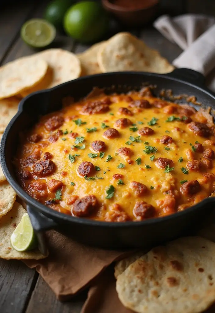 29 Easy Mexican Appetizer Recipes for Your Next Party 13 29 Easy Mexican Appetizer Recipes for Your Next Party - 3. Queso Fundido