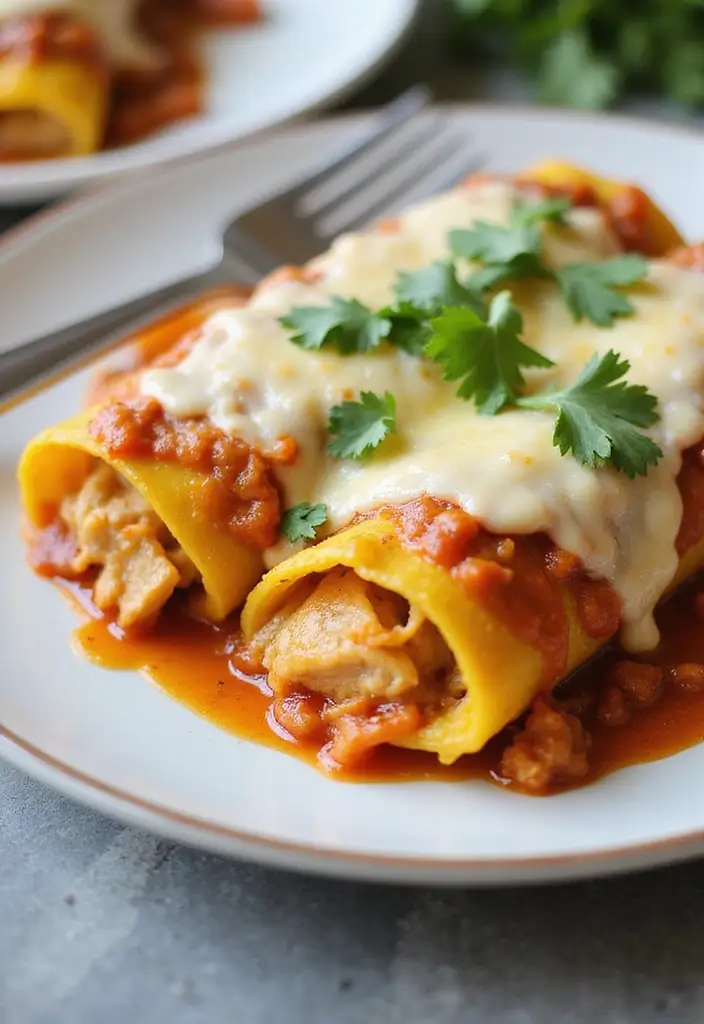 29 Low-Carb Mexican Recipes for Healthy Eating 109 29 Low-Carb Mexican Recipes for Healthy Eating - 21. Spaghetti Squash Enchiladas