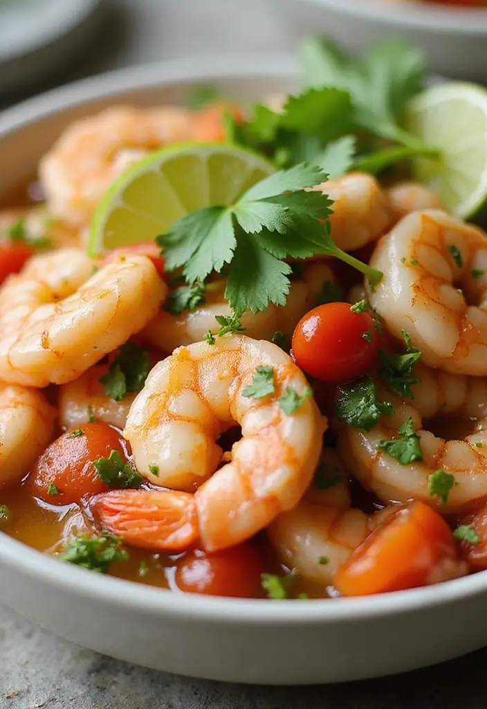 29 Low-Carb Mexican Recipes for Healthy Eating 7 29 Low-Carb Mexican Recipes for Healthy Eating - 3. Spicy Shrimp Ceviche