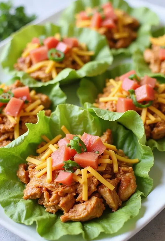 29 Low-Carb Mexican Recipes for Healthy Eating 39 29 Low-Carb Mexican Recipes for Healthy Eating - 9. Chipotle Chicken Lettuce Wraps
