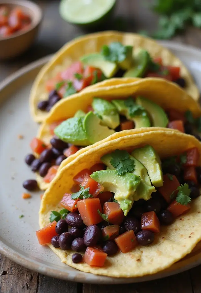 30 Copycat Restaurant Mexican Recipes You Can Make at Home - 16. Black Bean Tacos