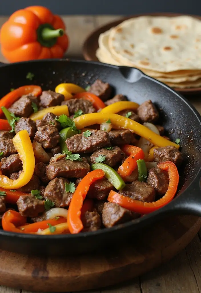30 Copycat Restaurant Mexican Recipes You Can Make at Home - 5. Healthy Beef Fajitas