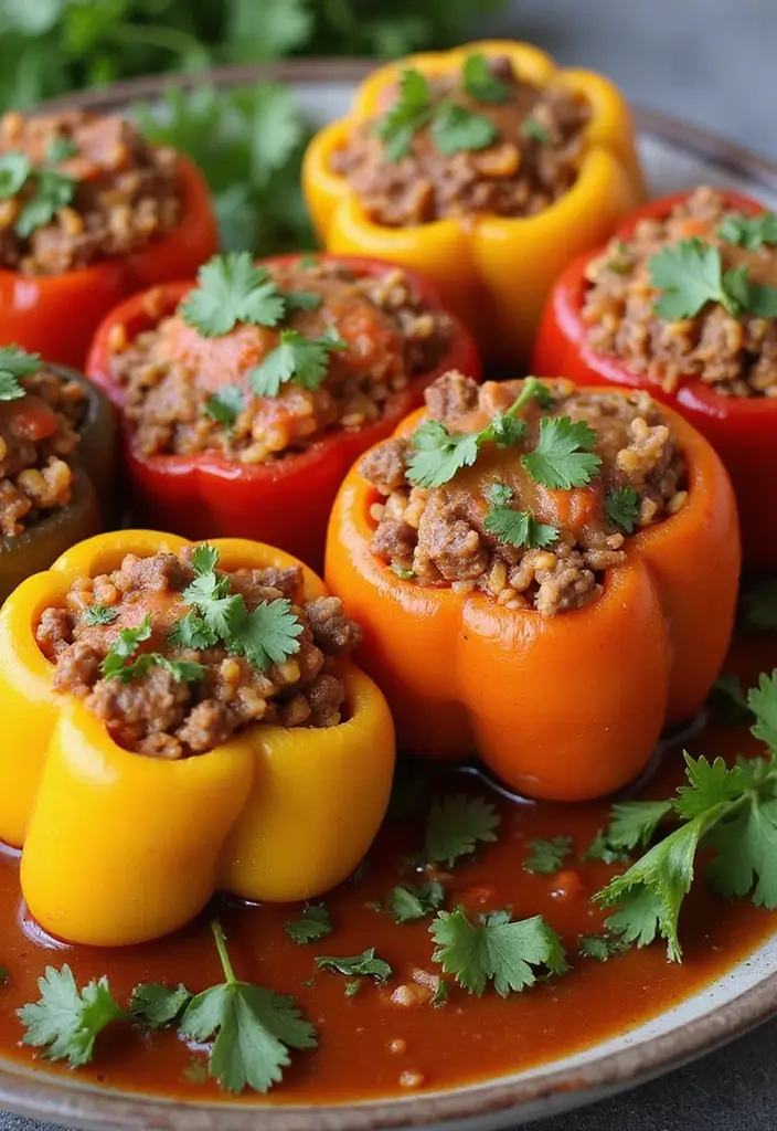 30 Easy Crockpot Mexican Recipes You’ll Want on Repeat 67 30 Easy Crockpot Mexican Recipes You’ll Want on Repeat - 11. Mexican Stuffed Peppers
