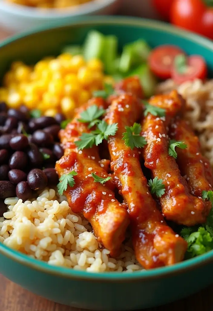 30 Easy Crockpot Mexican Recipes You’ll Want on Repeat 55 30 Easy Crockpot Mexican Recipes You’ll Want on Repeat - 9. Chipotle Chicken Rice Bowl