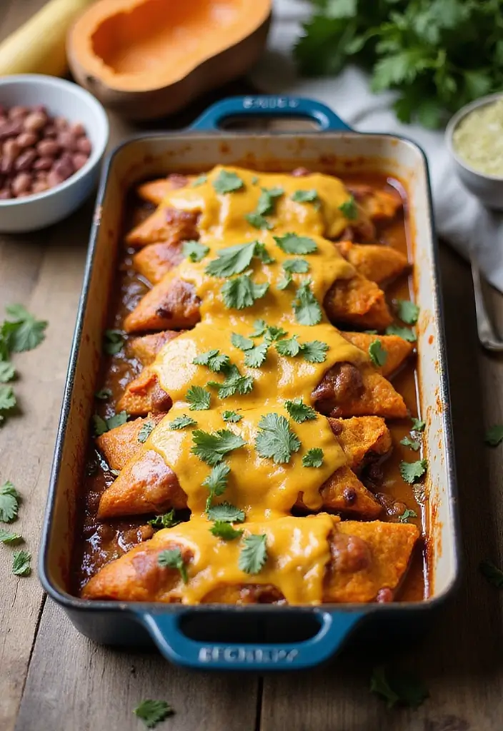 30 Easy Mexican Dinner Recipes for Busy Weeknights 73 30 Easy Mexican Dinner Recipes for Busy Weeknights - 13. Sweet Potato Black Bean Enchiladas