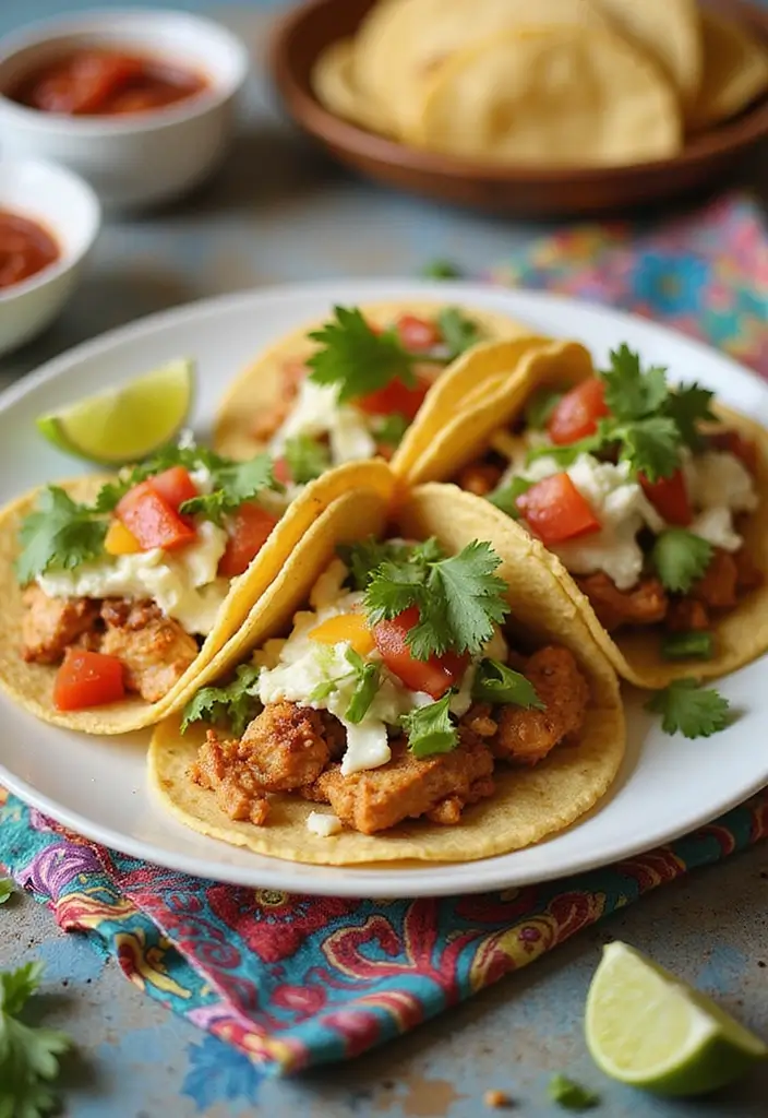 30 Easy Mexican Dinner Recipes for Busy Weeknights 8 30 Easy Mexican Dinner Recipes for Busy Weeknights - 2. Quick Chicken Tacos