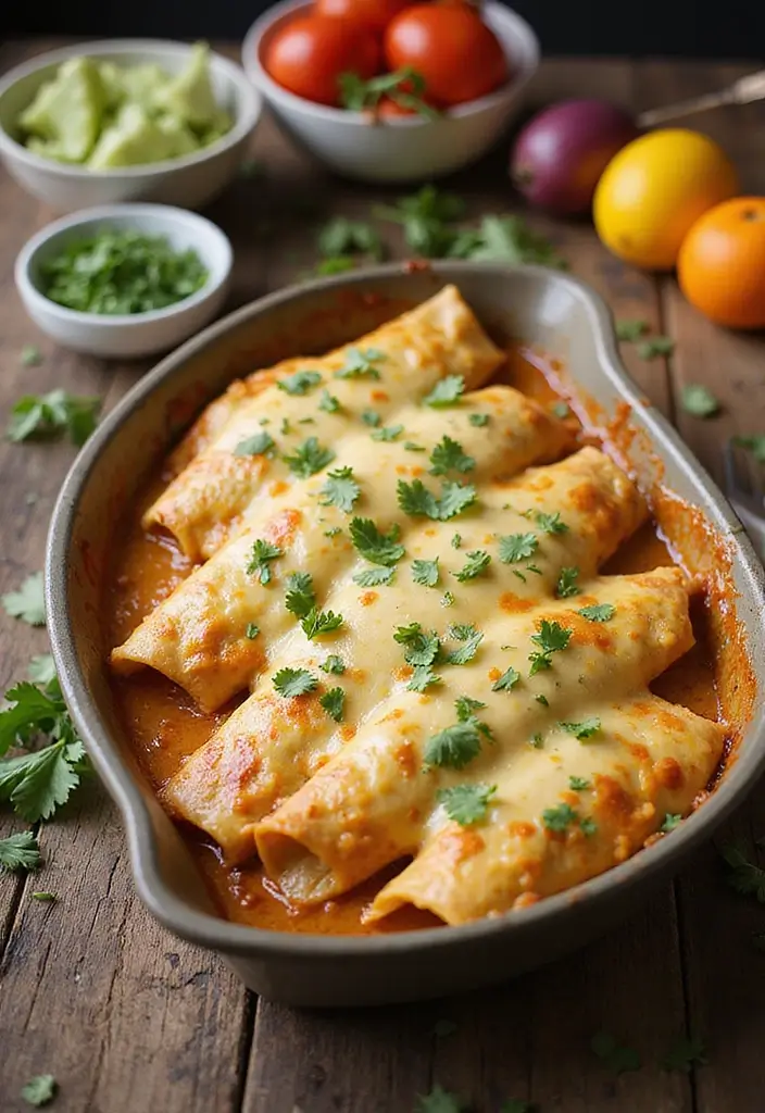 30 Easy Mexican Dinner Recipes for Busy Weeknights 147 30 Easy Mexican Dinner Recipes for Busy Weeknights - 25. Creamy Chicken Enchiladas
