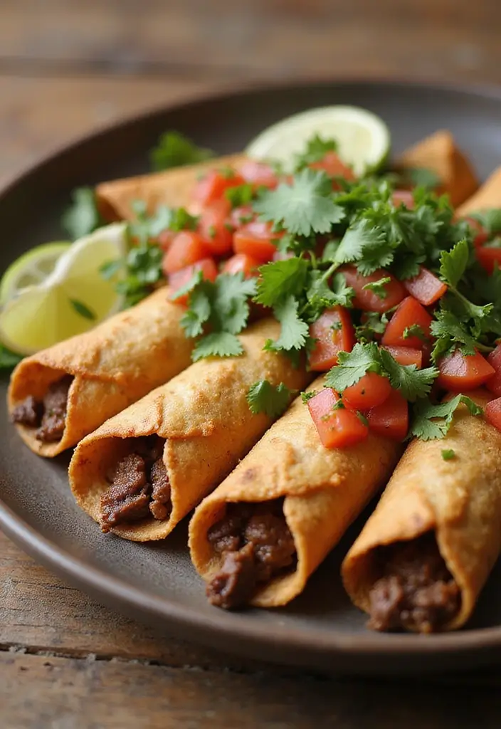 30 Easy Mexican Dinner Recipes for Busy Weeknights 161 30 Easy Mexican Dinner Recipes for Busy Weeknights - 27. Beef Taquitos
