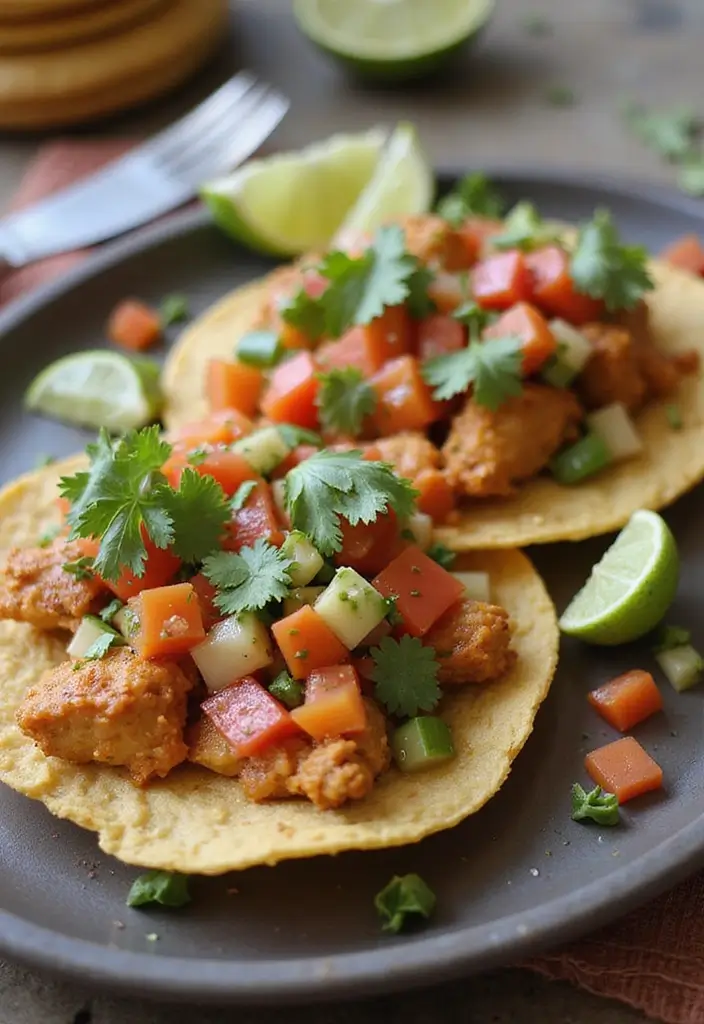 30 Easy Mexican Dinner Recipes for Busy Weeknights 175 30 Easy Mexican Dinner Recipes for Busy Weeknights - 29. Chicken Tostadas