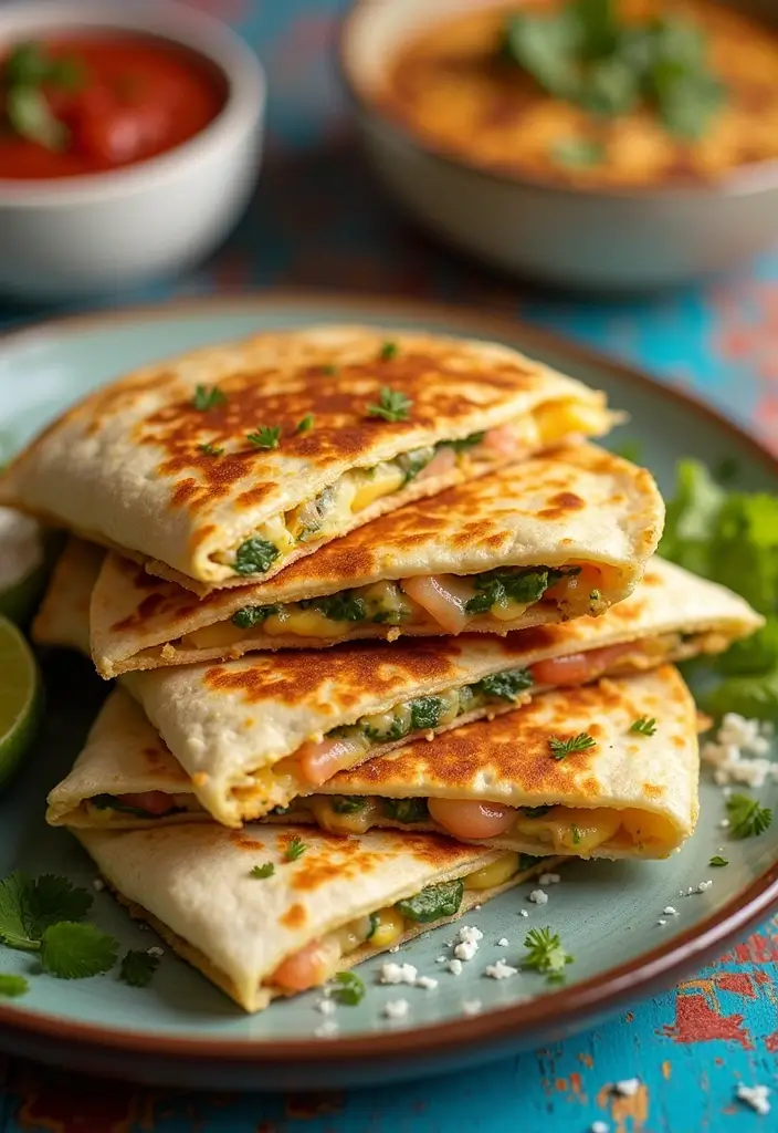30 Easy Mexican Dinner Recipes for Busy Weeknights 30 30 Easy Mexican Dinner Recipes for Busy Weeknights - 6. Veggie Quesadillas