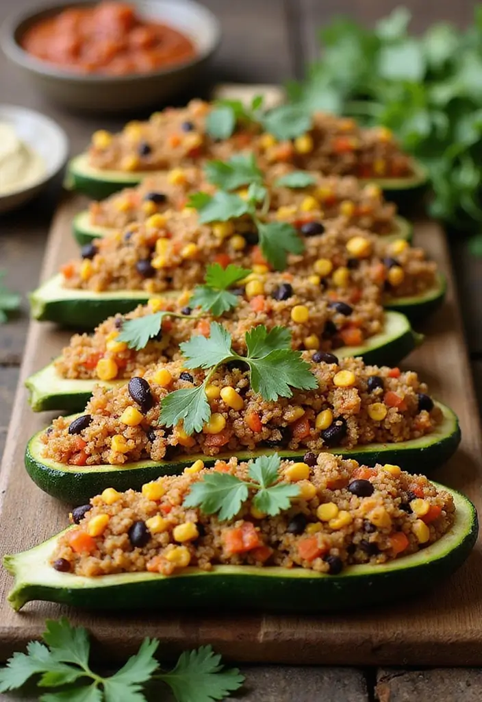30 Gluten-Free Mexican Recipes for Clean Eating 101 30 Gluten-Free Mexican Recipes for Clean Eating - 19. Mexican Quinoa Stuffed Zucchini