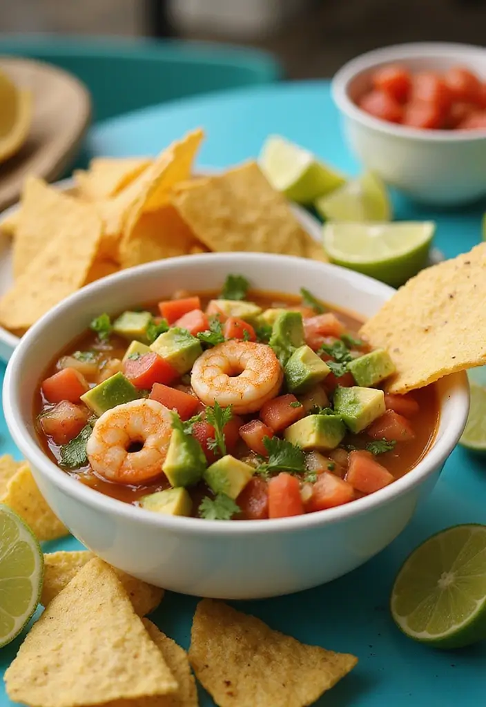30 Gluten-Free Mexican Recipes for Clean Eating 8 30 Gluten-Free Mexican Recipes for Clean Eating - 2. Zesty Shrimp Ceviche
