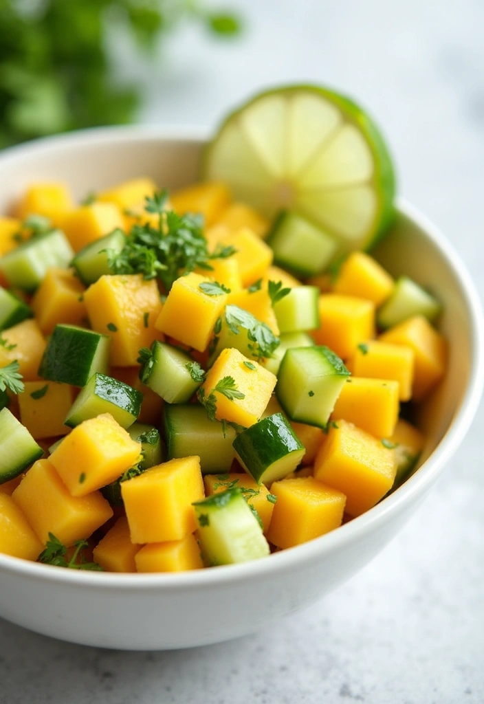 30 Gluten-Free Mexican Recipes for Clean Eating 108 30 Gluten-Free Mexican Recipes for Clean Eating - 20. Cucumber Mango Salsa