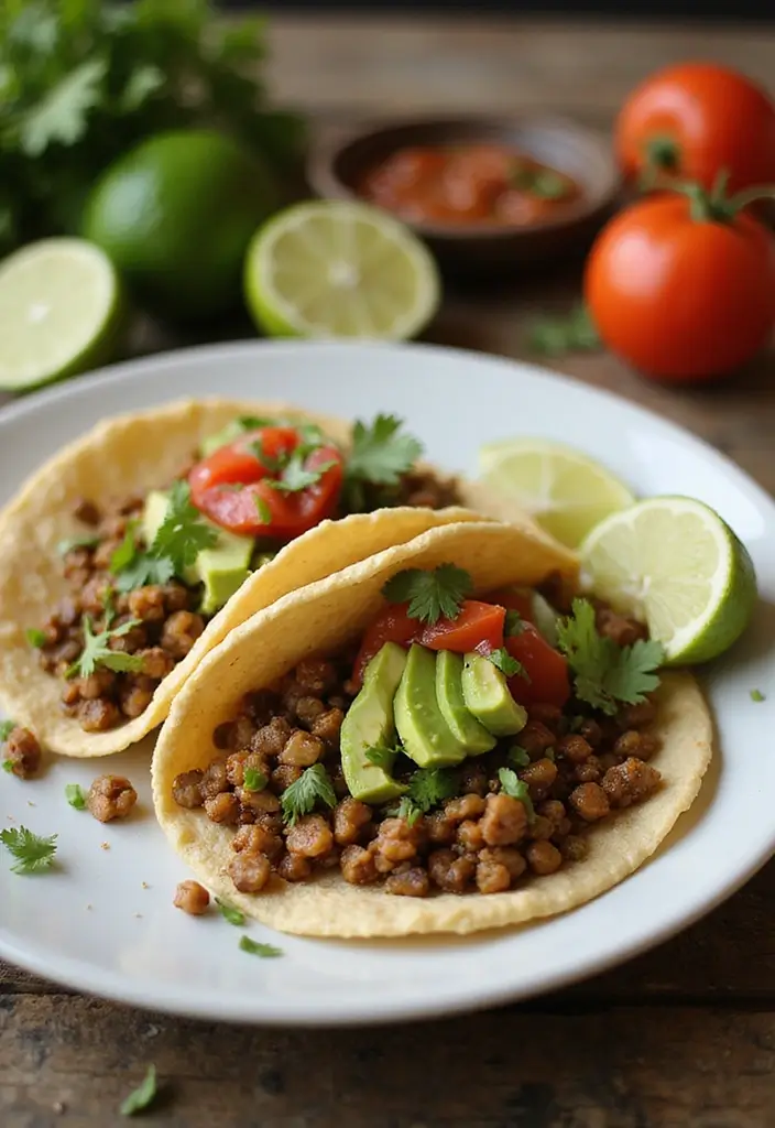 30 Gluten-Free Mexican Recipes for Clean Eating 115 30 Gluten-Free Mexican Recipes for Clean Eating - 21. Mexican Lentil Tacos