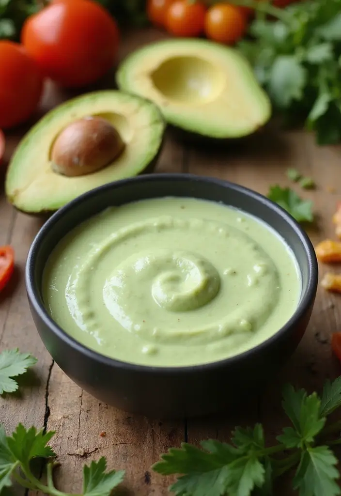 30 Gluten-Free Mexican Recipes for Clean Eating 132 30 Gluten-Free Mexican Recipes for Clean Eating - 24. Creamy Avocado Dressing