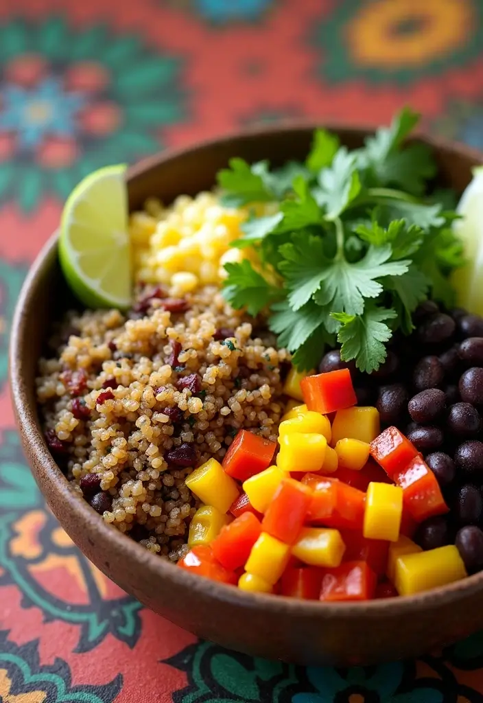 30 Gluten-Free Mexican Recipes for Clean Eating 25 30 Gluten-Free Mexican Recipes for Clean Eating - 5. Quinoa Mexican Bowl