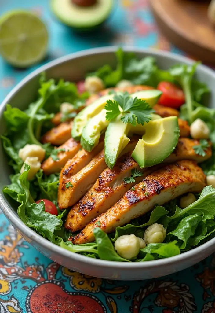 30 Healthy Mexican Dinner Recipes That Taste Amazing - 11. Cilantro Lime Chicken Salad