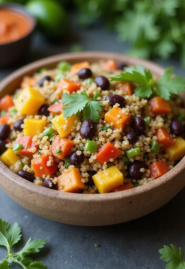 30 Healthy Mexican Dinner Recipes That Taste Amazing - 14. Mexican Quinoa Salad